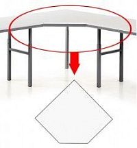 Угловое соединение столешниц Treston TP909KK