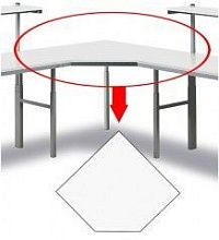 Угловое соединение столешниц Treston TPH707KK